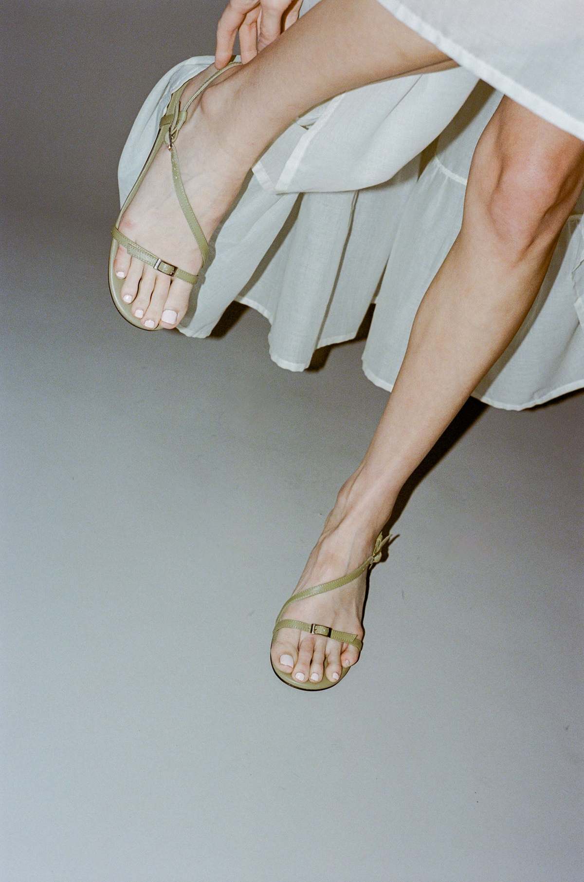 Paloma Wool Mara Sandal - Olive | Garmentory