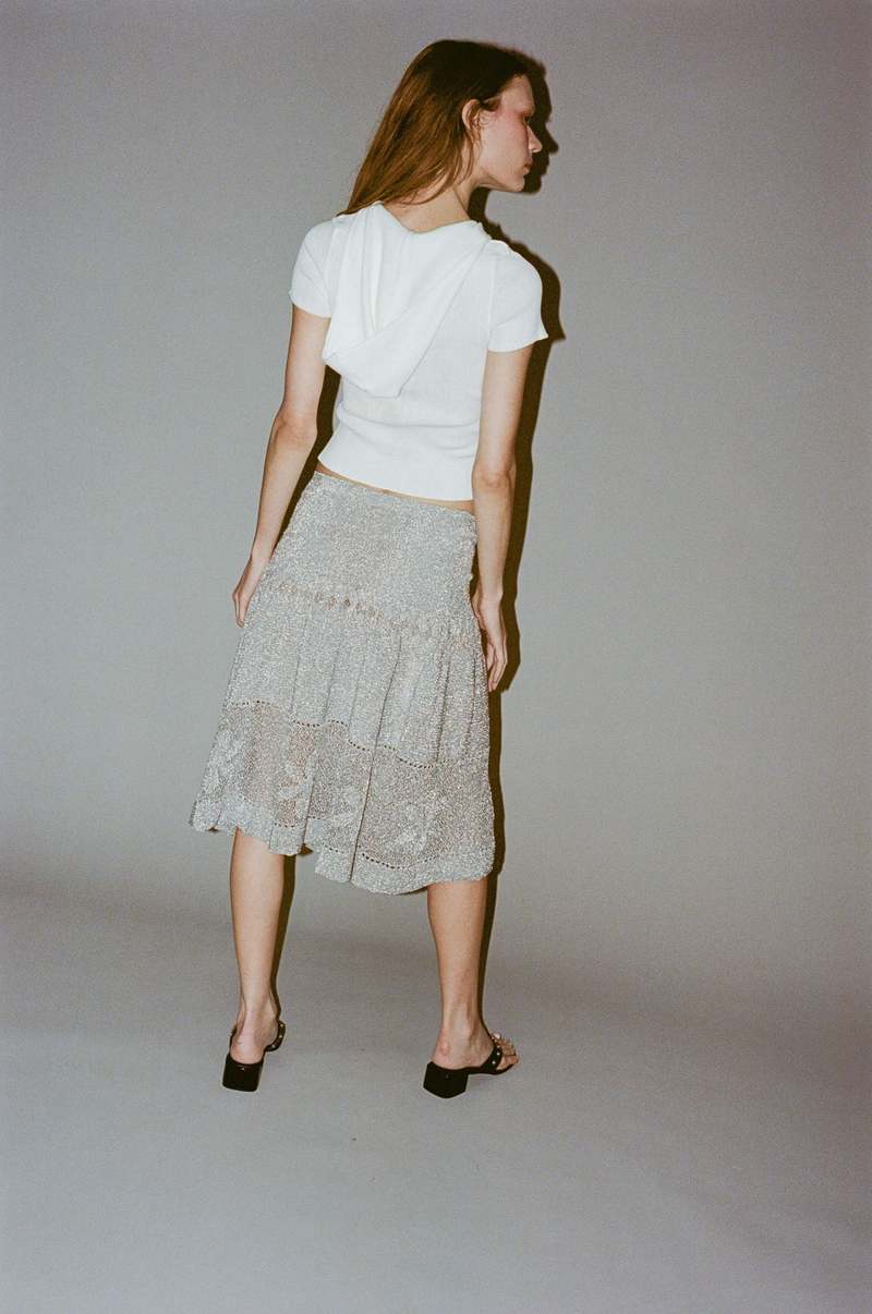 Paloma Wool Volga Skirt - Silver | Garmentory