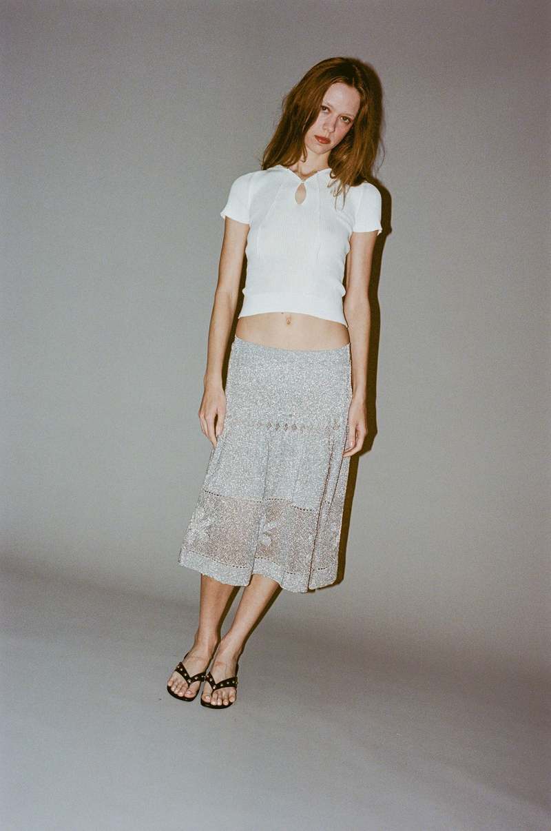 Palomawool スカート SIUSAN-Bicolor plaid long wrap-skirt – Paloma Wool