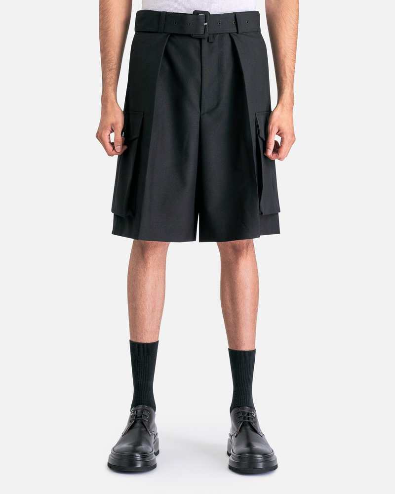 パンツ DRISE VAN NOTEN Piers Bis Shorts Dries Van Noten Piers Bis Short - Black | Garmentory