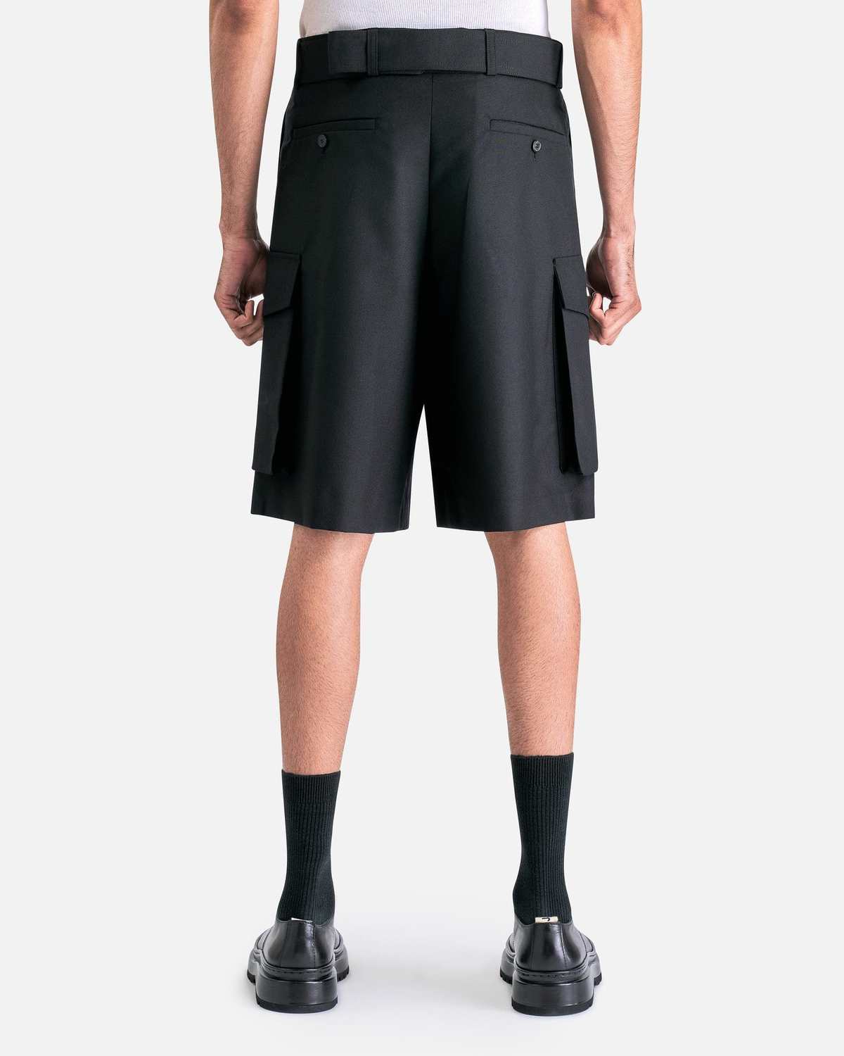 Dries Van Noten Piers Bis Short - Black | Garmentory