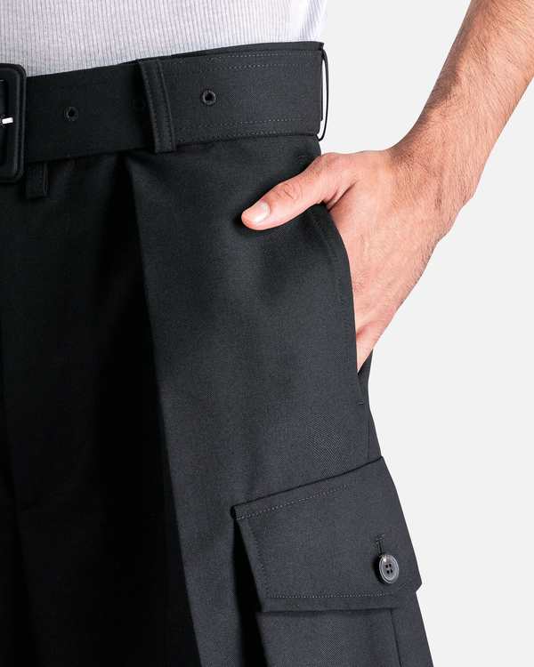 DRIES VAN NOTEN】PIERS BIS PANTS BLACK Dries Van Noten Men's Piers