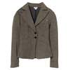 TRANSIT PAR-SUCH (Italy) Denim Cotton Blend Napoleon Collar Shooting Jacket Olive : M - Thumbnail 1