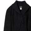 GHOST (United Kingdom) Washed Viscose Rayon Embroidered Monastic Jacket Black : S - Thumbnail 4