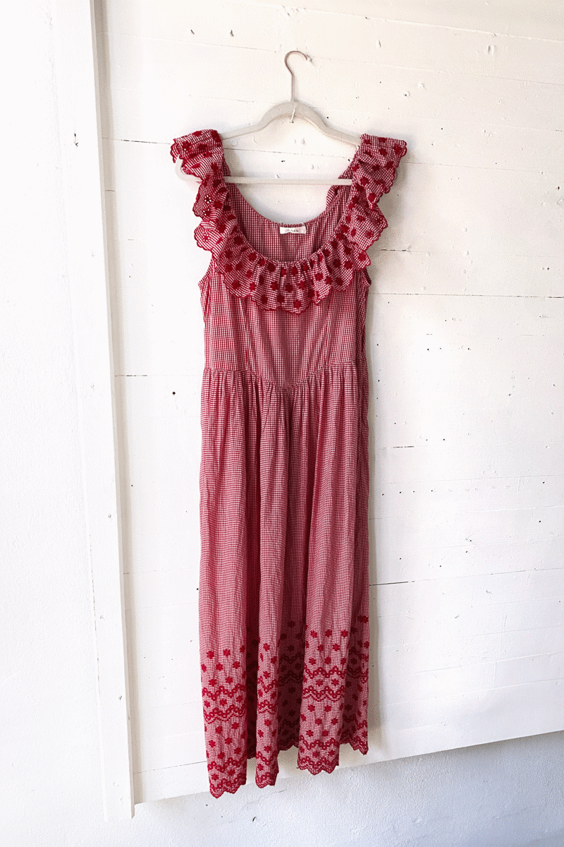 white christmas dresses Doen Valenne Dress