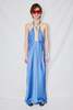 Wynn Hamlyn Buckle Gown - Cornflower Blue - Thumbnail 1