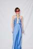 Wynn Hamlyn Buckle Gown - Cornflower Blue - Thumbnail 6
