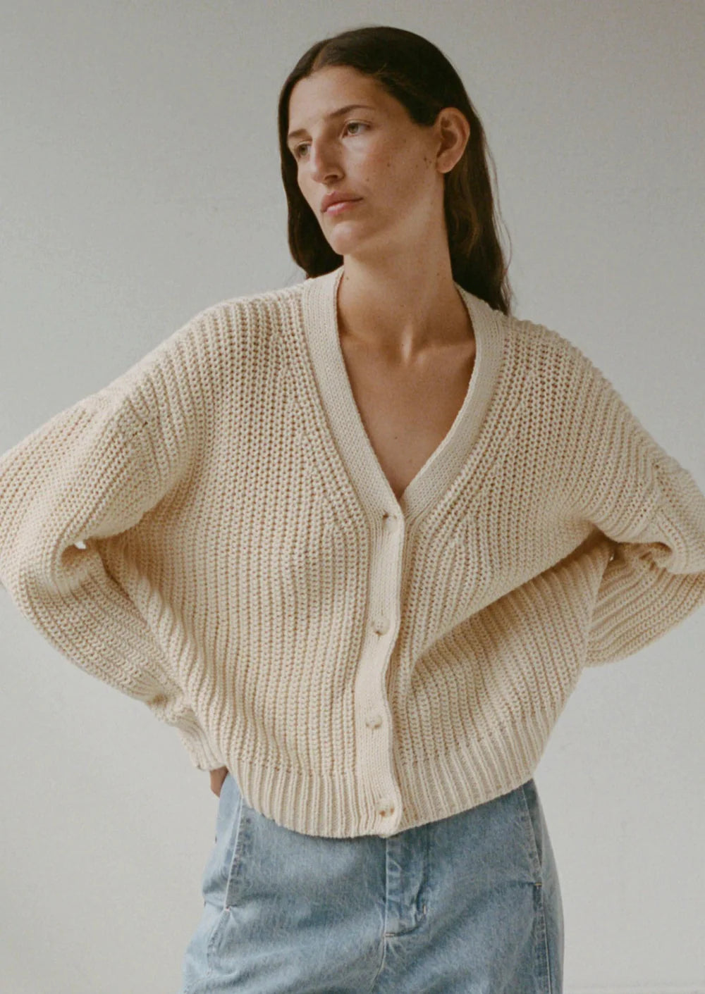 siiilon BIG LOVE knit cardigan 【公式通販】