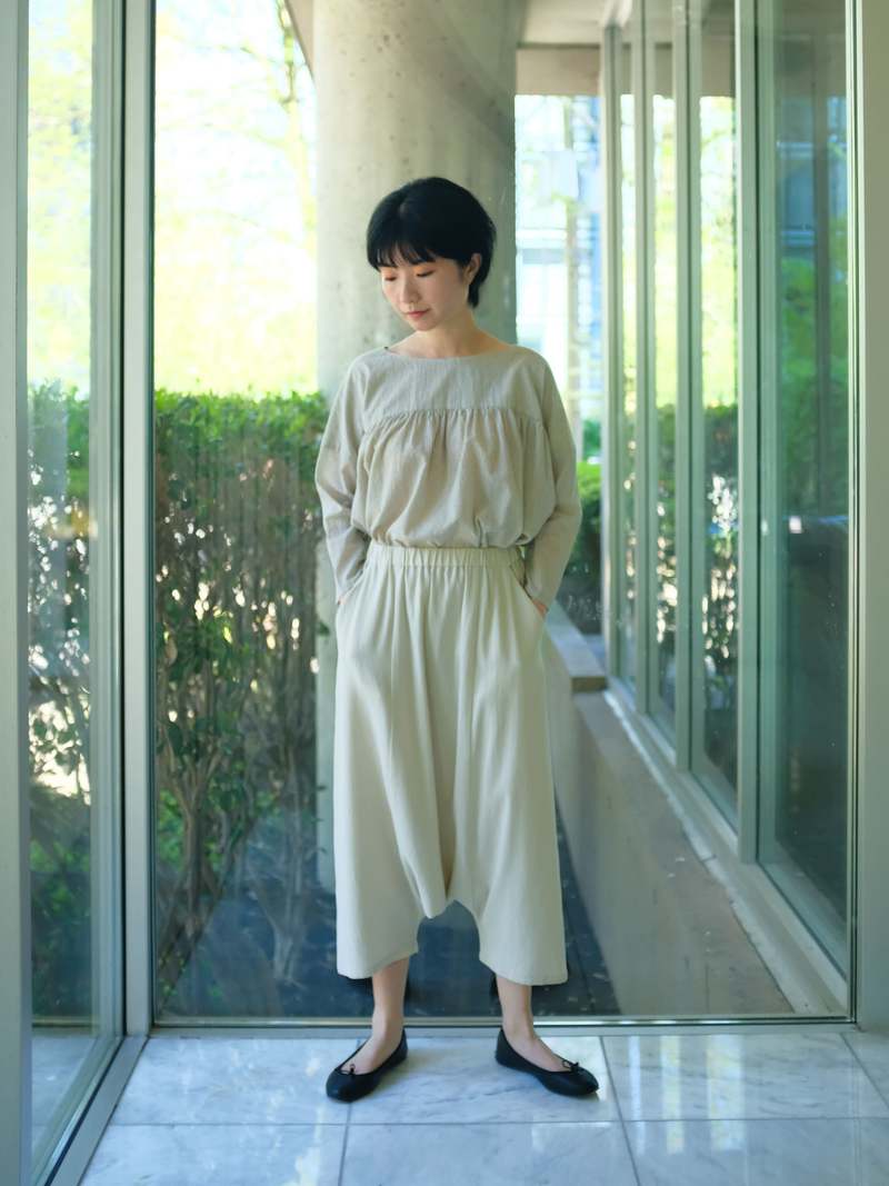 【evam eva】cotton sarrouel pants エクリュ 楽天市場】evameva エヴァムエヴァ cotton sarrouel pants