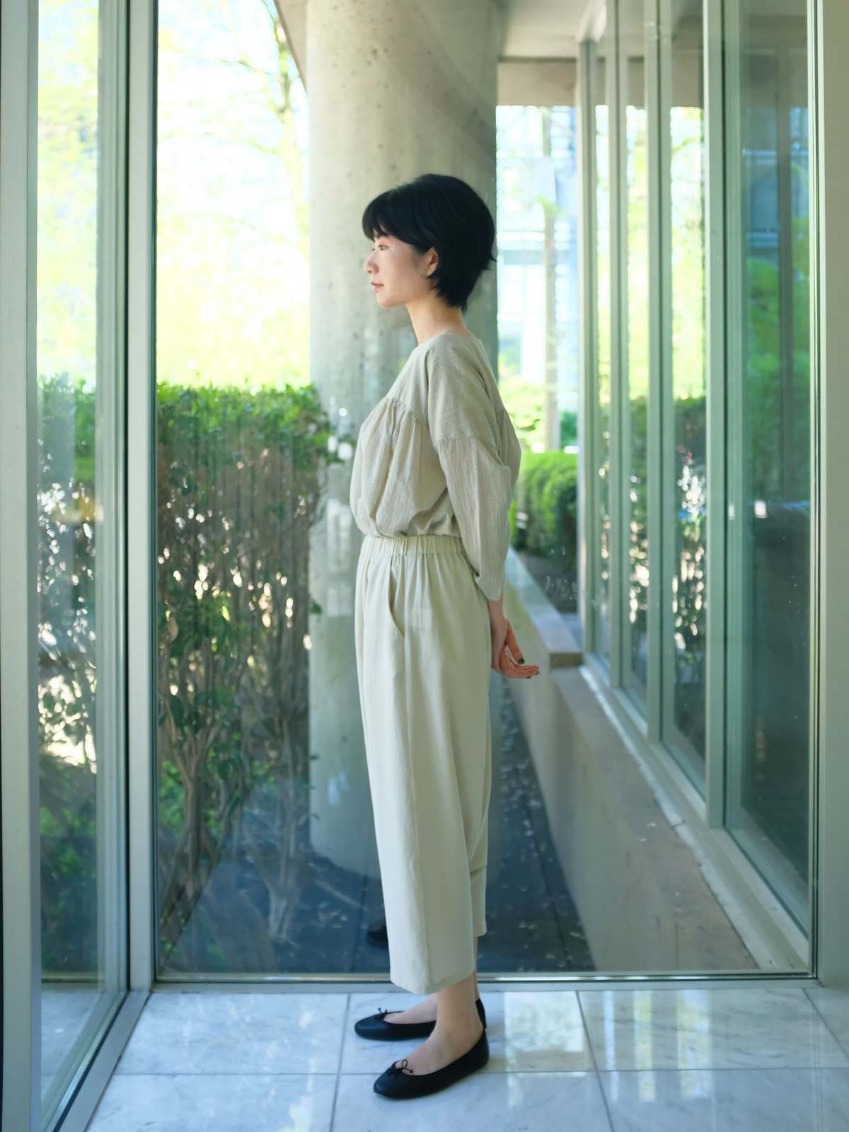 evam eva cotton sarrouel pants