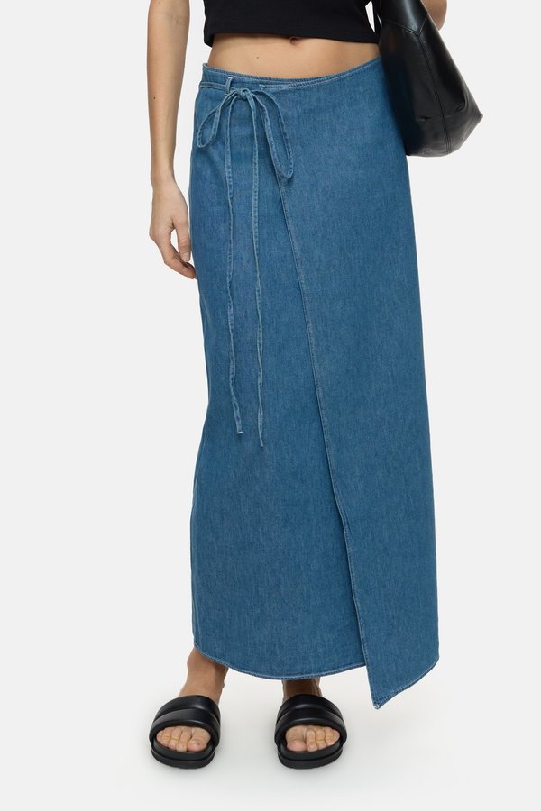 Closed Denim Wrap Skirt Garmentory — free download
