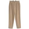 CABRINI club (Italy) Interlock Knit Polyester Cigarette Pants Brown : M - Thumbnail 1