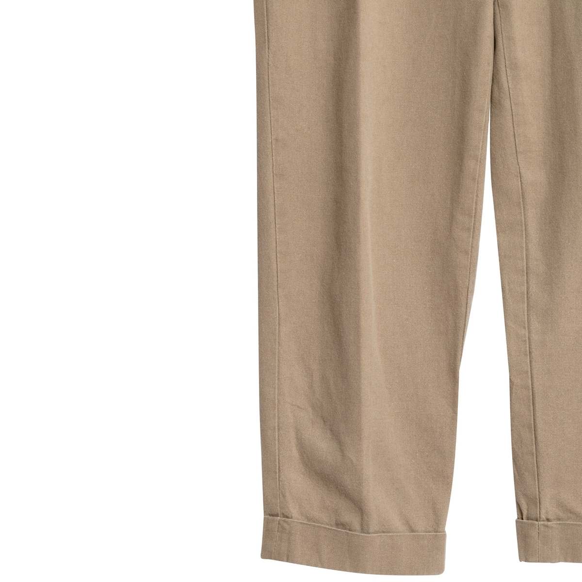 CABRINI club (Italy) Interlock Knit Polyester Cigarette Pants Brown : M - Image 5 of 7