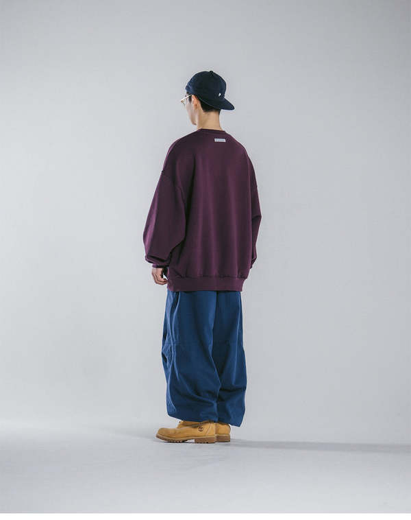 Anglan Lazy Twill Balloon Pants - Blue | Garmentory