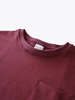 Camber Max Weight Heavyweight Pocket T-Shirt - Burgundy - Thumbnail 3