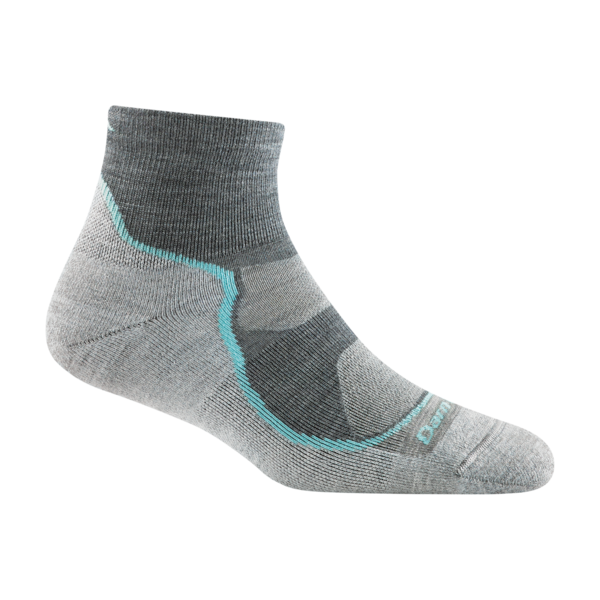 Darn Tough Light Hiker Quarter Lightweight Hiking Sock - Slate