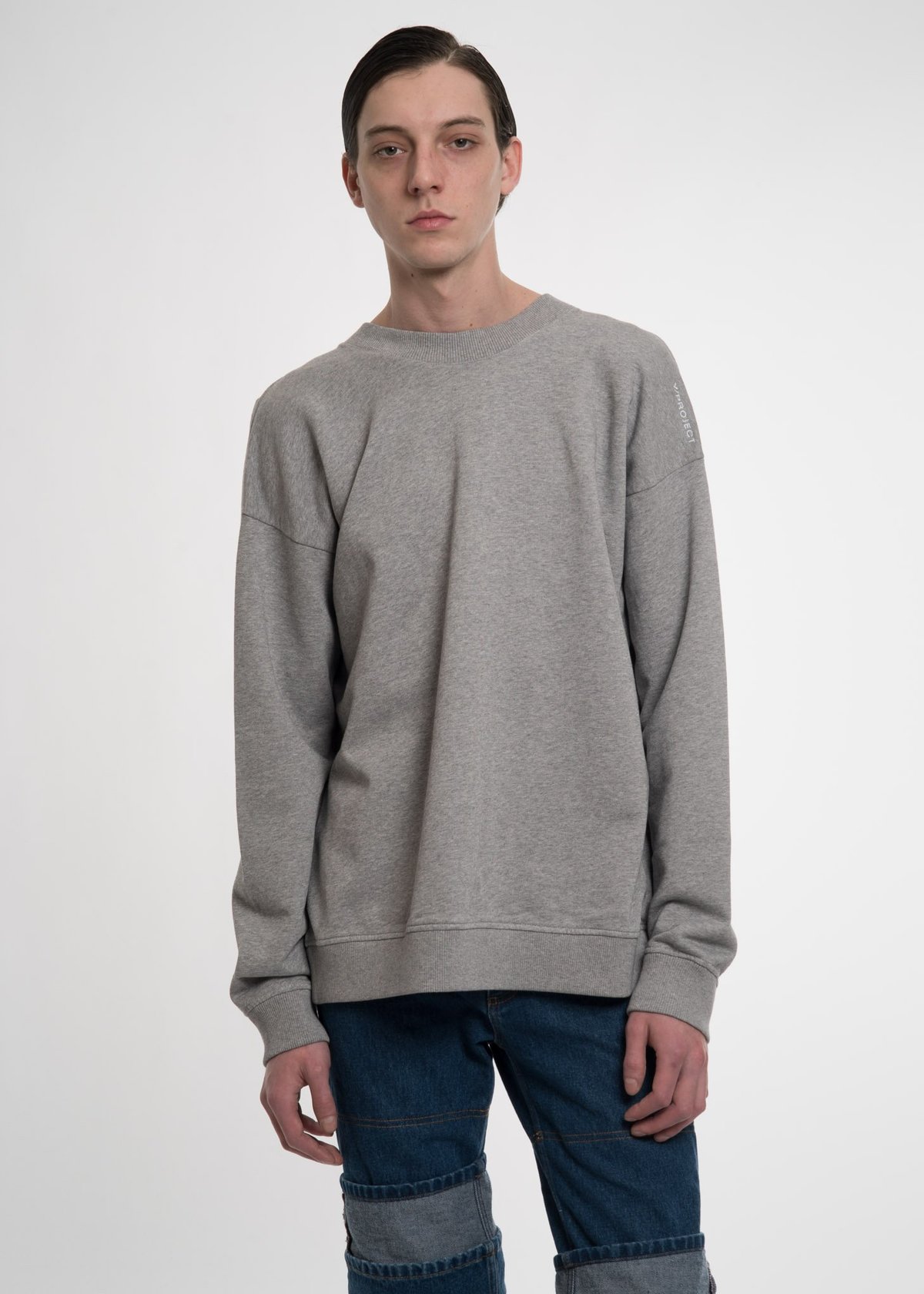 Grey-Four-Sleeve-Sweatshirt-