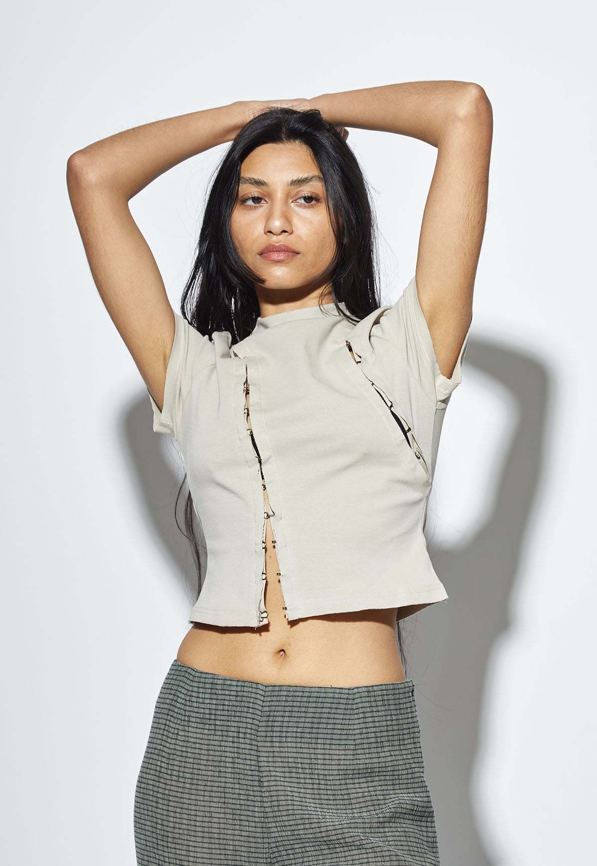 Woodrose Deli Never Boring Top - Cream - Image 1 of 8