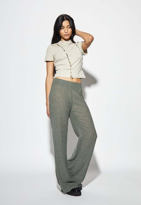 Woodrose Deli Never Boring Top - Cream