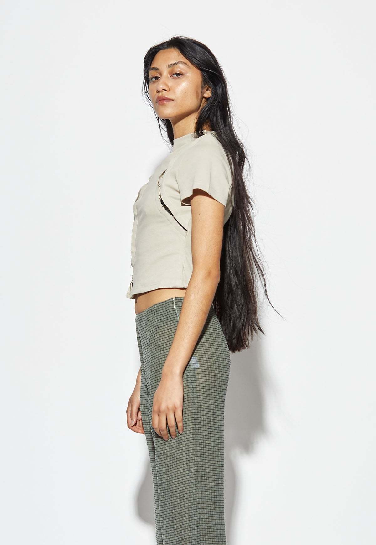 Woodrose Deli Never Boring Top - Cream - Image 6 of 8