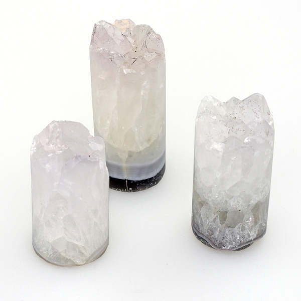 Pastel Amethyst Crystal Cupcake