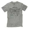 The Landmark Project National Parks Map Tee - Smoke Grey - Thumbnail 1