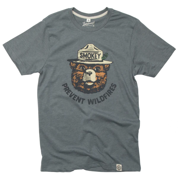 The Landmark Project Smokey Retro Tee - Manatee