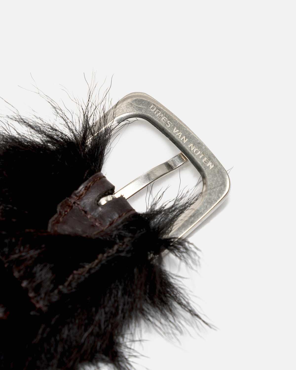 Dries Van Noten - Genuine Leather/Fur Blet