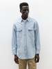 Orslow Chambray Work Shirt - Chambray Bleached - Thumbnail 1