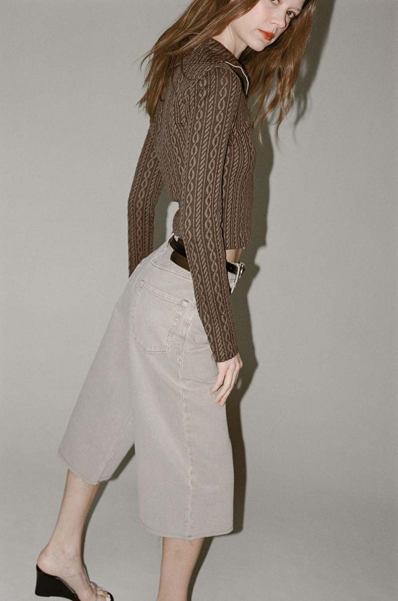 OUR LEGACY Slim Zip Sweater ブラウン