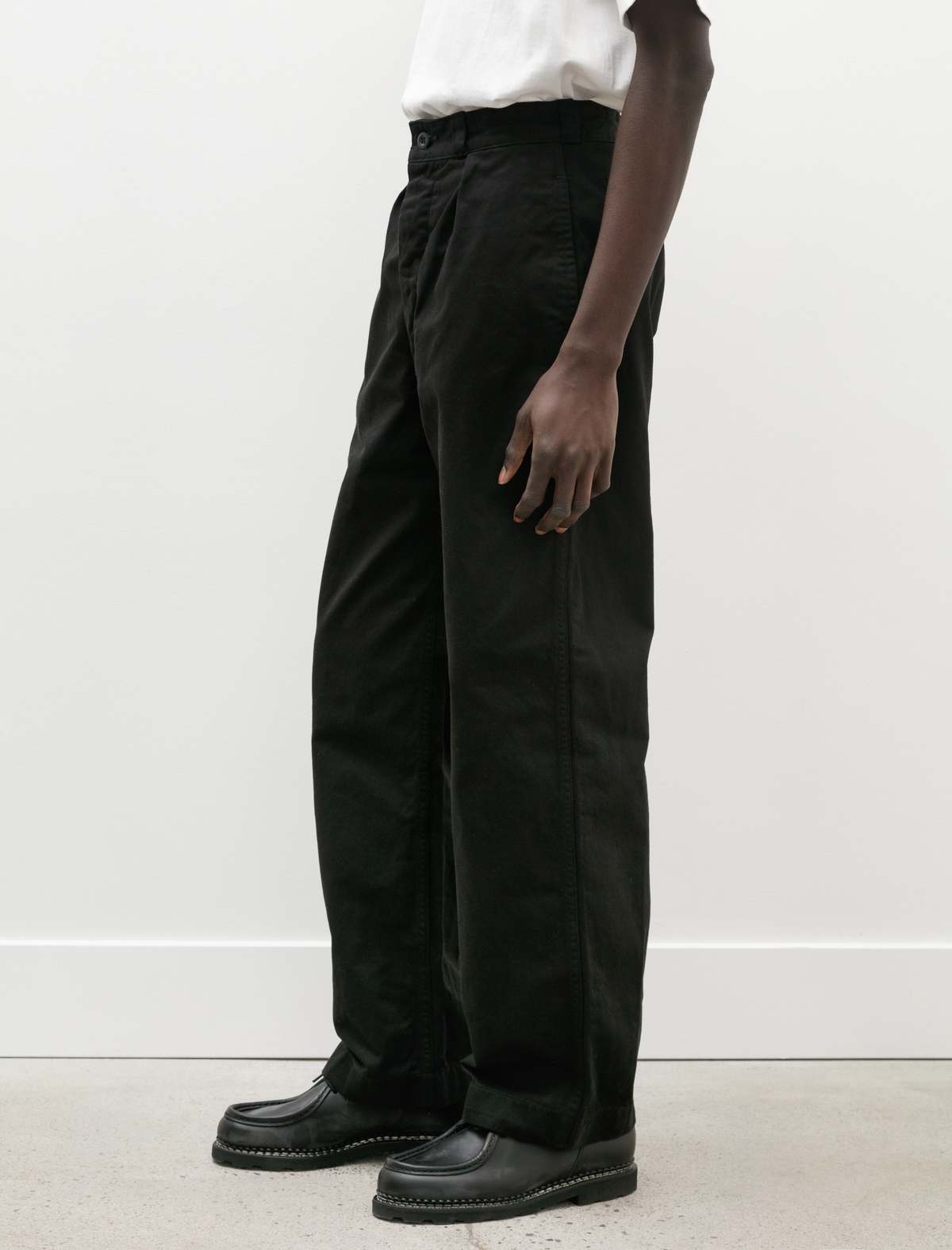 Orslow M-52 French Army Wide Fit Trouser - Black | Garmentory
