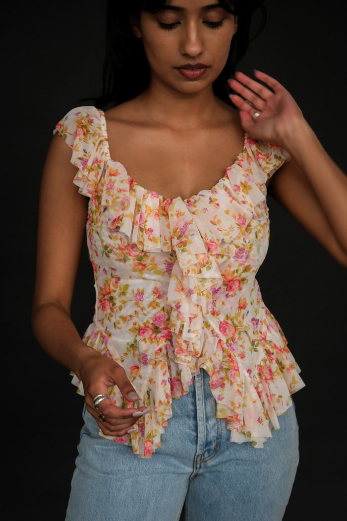Tween Re-Edition Caspia Floral Top