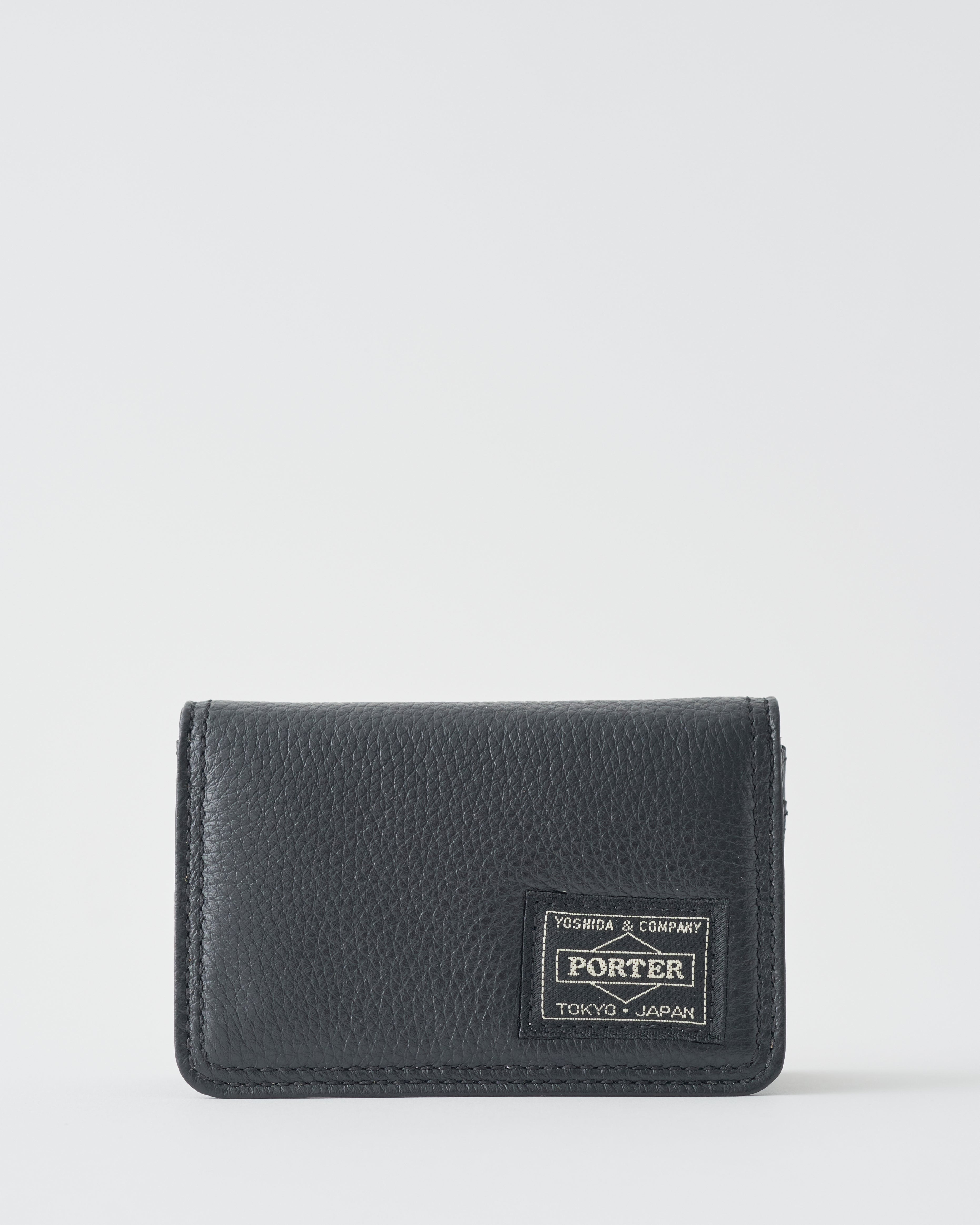 Porter Yoshida & Co Calm Card Case - Black | Garmentory