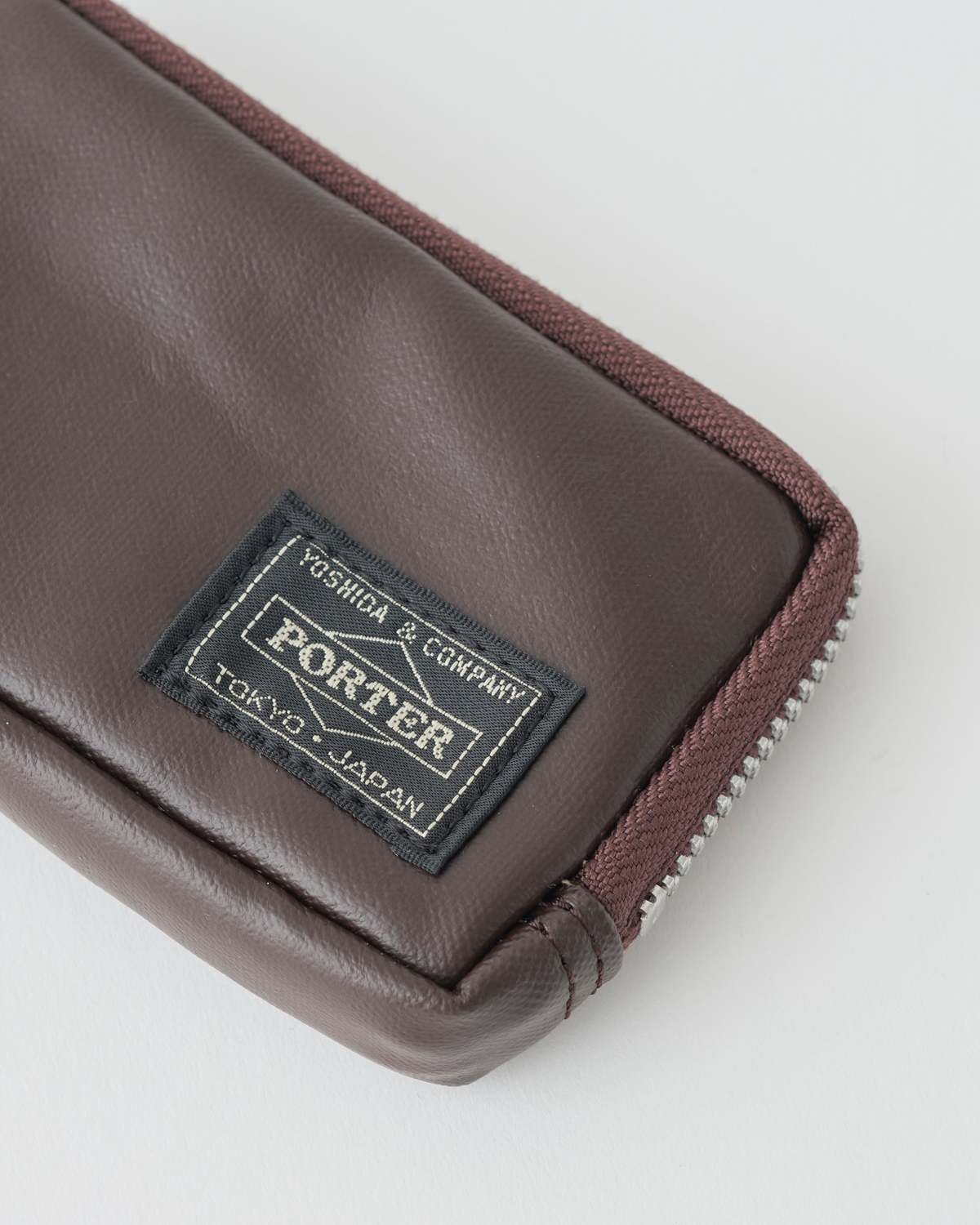 Porter Yoshida & Co Free Style Multi Coin Case - Brown | Garmentory