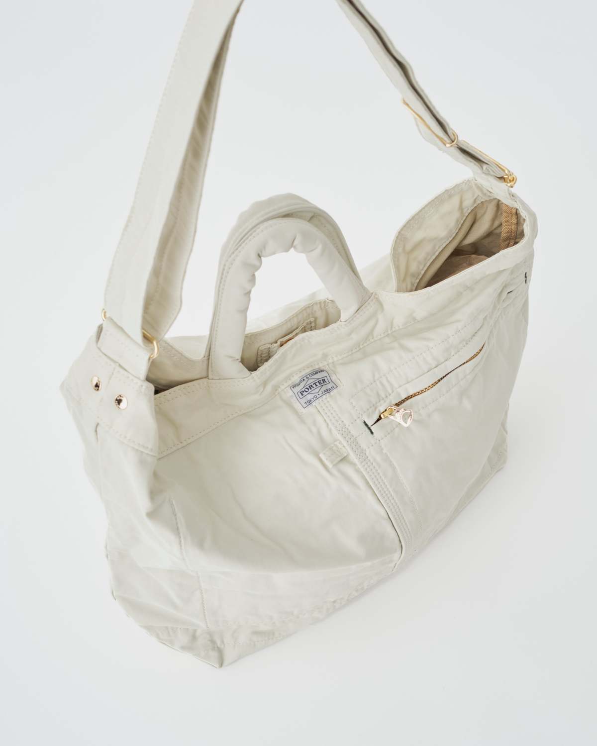 Porter Yoshida & Co Mile 2Way Tote Bag - White | Garmentory