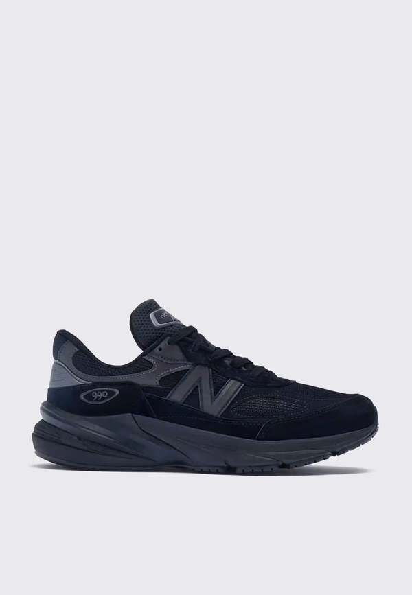 New Balance Made in USA 990v6 Shoes Triple Black Garmentory