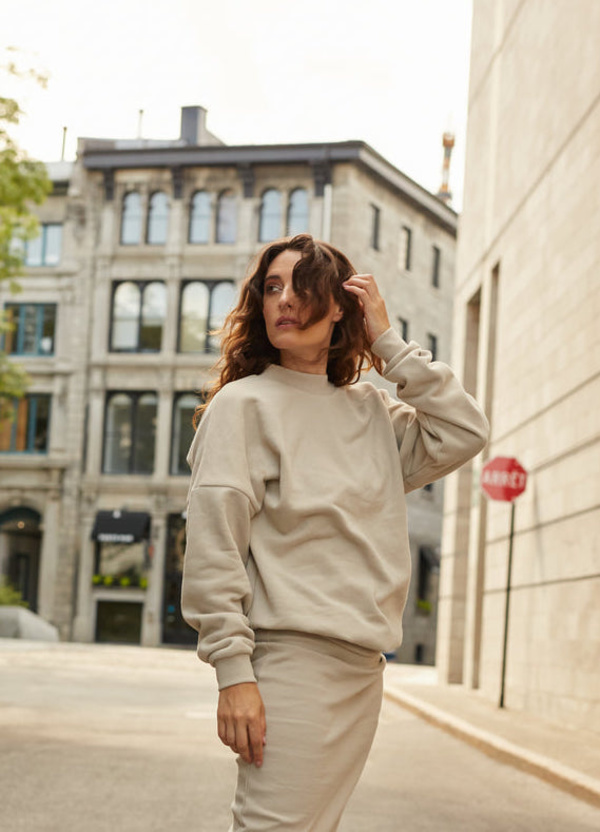 Mas Montral Zurich Crewneck - Clay