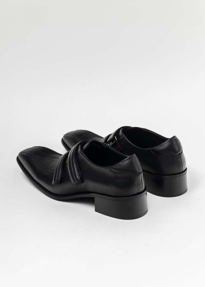 【関税込み】Martine Rose ブラック Snout Stitch ローファー Martine Rose Black Snout Stitch Loafers Martine Rose
