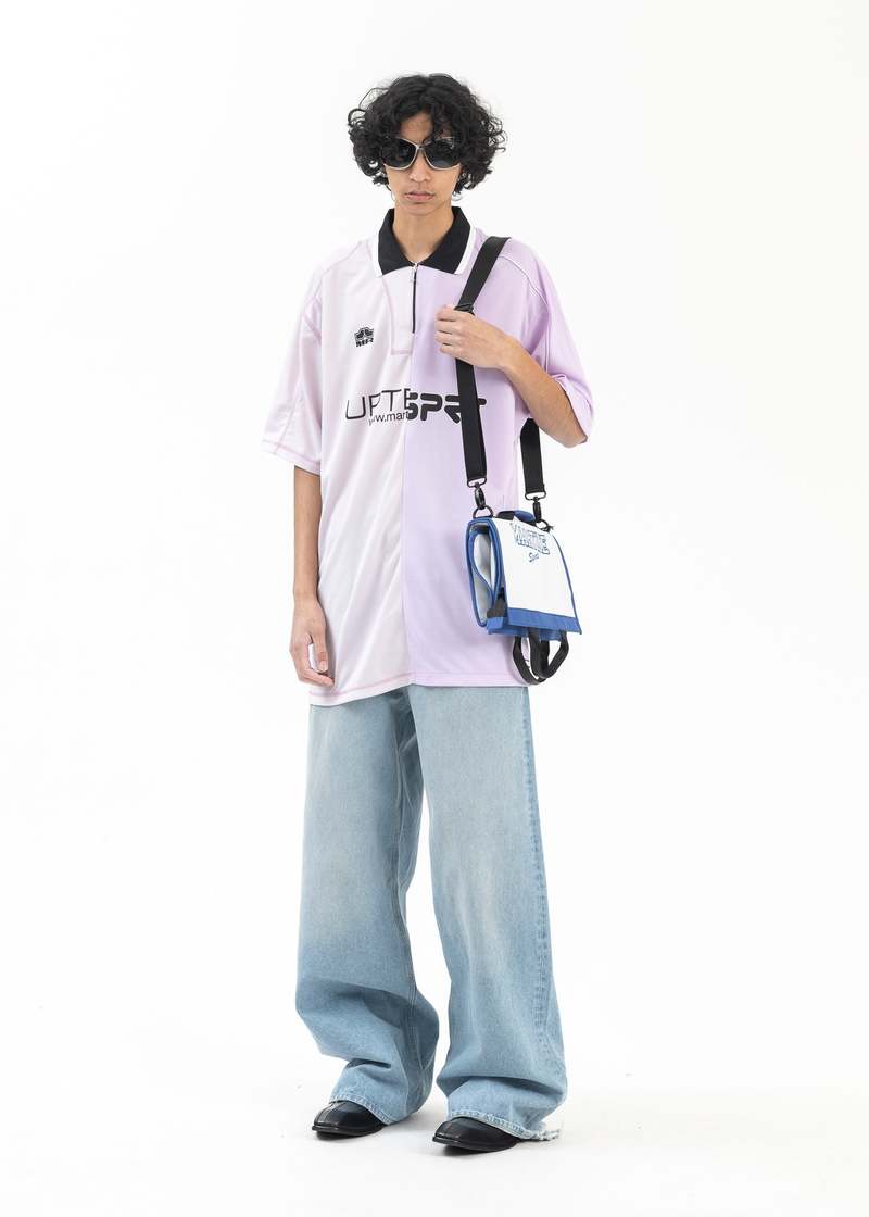 【Martine Rose】ブルー エクストラロング ワイドレッグジーンズ Martine Rose Extended Wide Leg Jeans in Blue | SVD USA