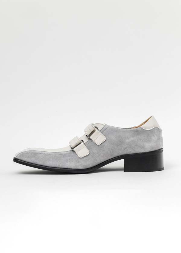 Martine Rose BONE WHITE / GREY SPORTY SNOUT LOAFER - Multi