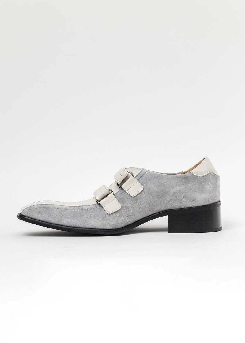 Martine Rose BONE WHITE / GREY SPORTY SNOUT LOAFER - Multi
