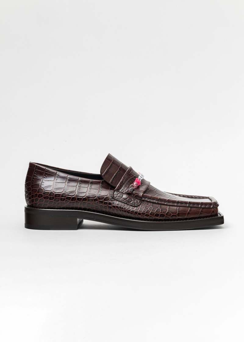 靴 MARTINE ROSE SQUARE TOE LOAFER Martine Rose square-toe Leather Loafers | Black | FARFETCH
