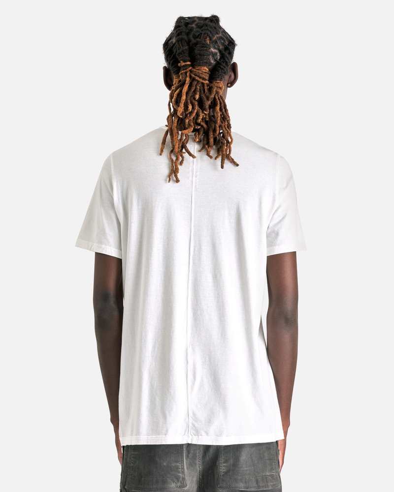 Rick owens リックオウエンス　SHORT LEVEL T MILK Short Level T-Shirt in Milk – SVRN