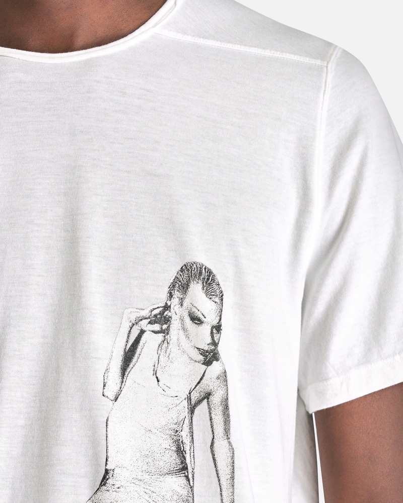 Rick owens リックオウエンス　SHORT LEVEL T MILK Short Level T-Shirt in Milk – SVRN