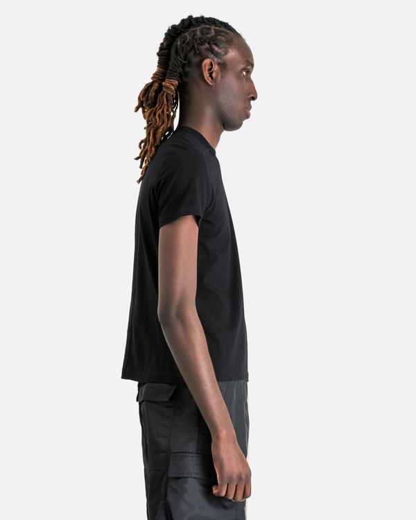 Rick Owens Short Level T-Shirt - Black | Garmentory