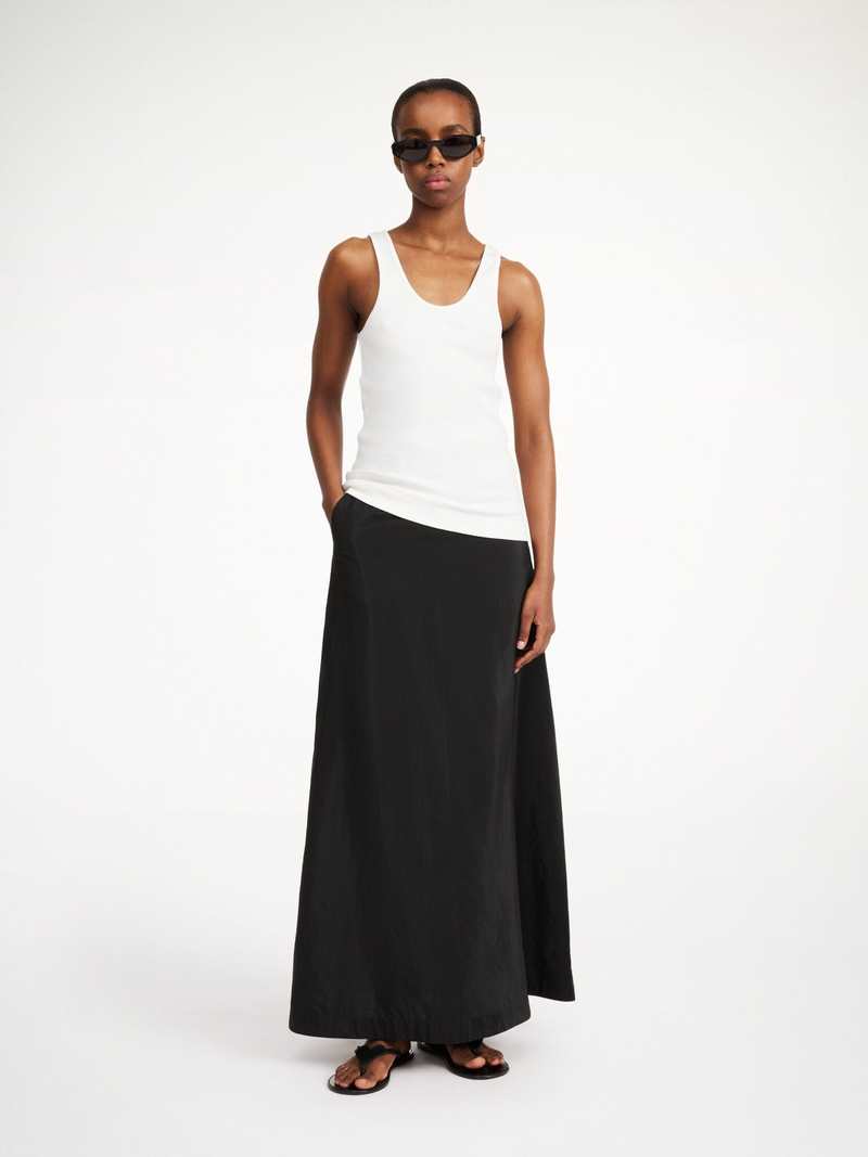 By Malene Birger Isoldas Maxi Skirt - Black | Garmentory