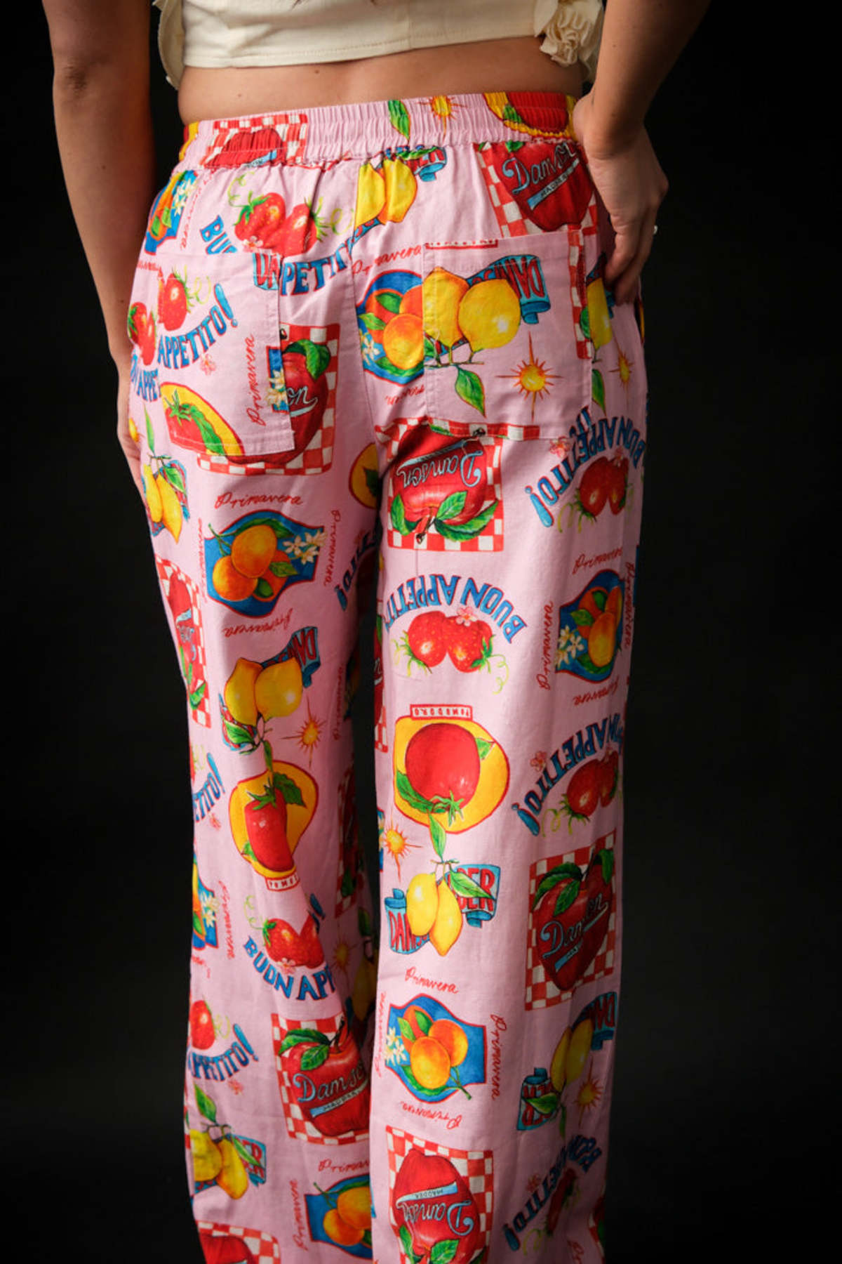 DAMSON MADDER CHLO TROUSER - FRUIT LABELS - Image 3 of 4