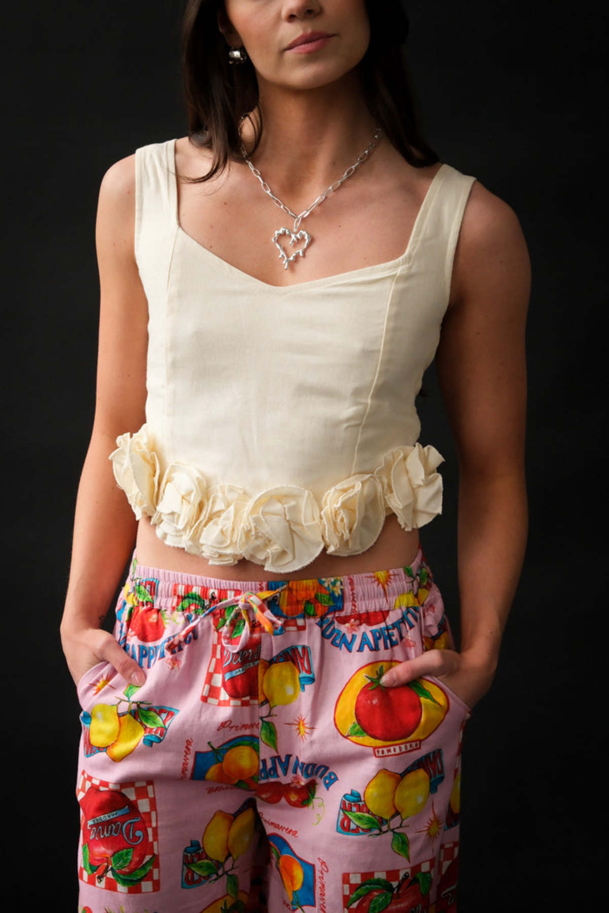 DAMSON MADDER CHLO TROUSER - FRUIT LABELS - Image 4 of 4