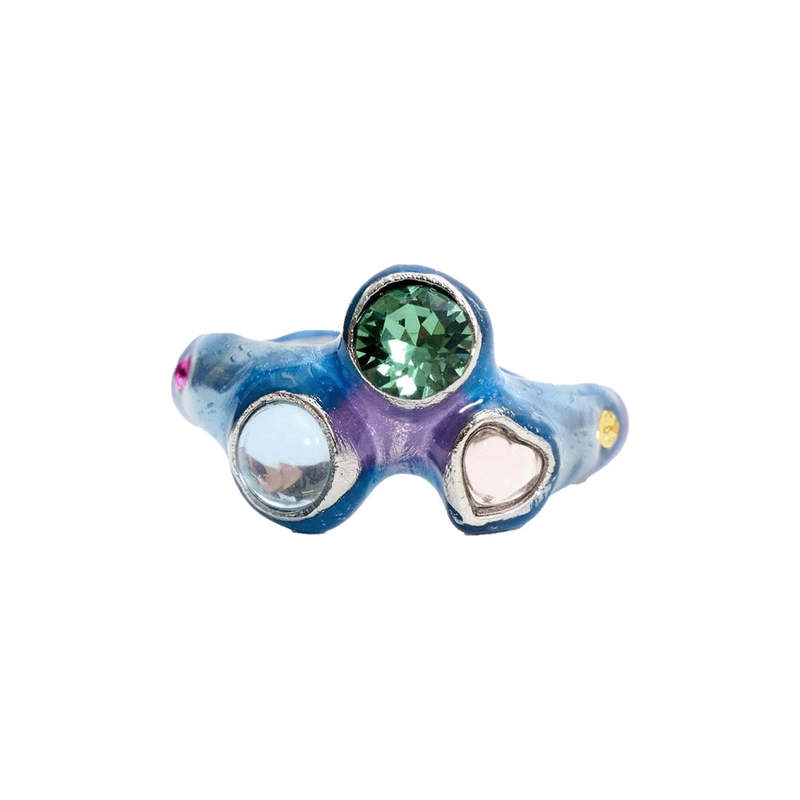Collina Strada FLORENCE RING - SOFT BLUE MULTI | Garmentory