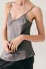 Silk Laundry Bias Cut Cami - Grey Pearl - Thumbnail 4